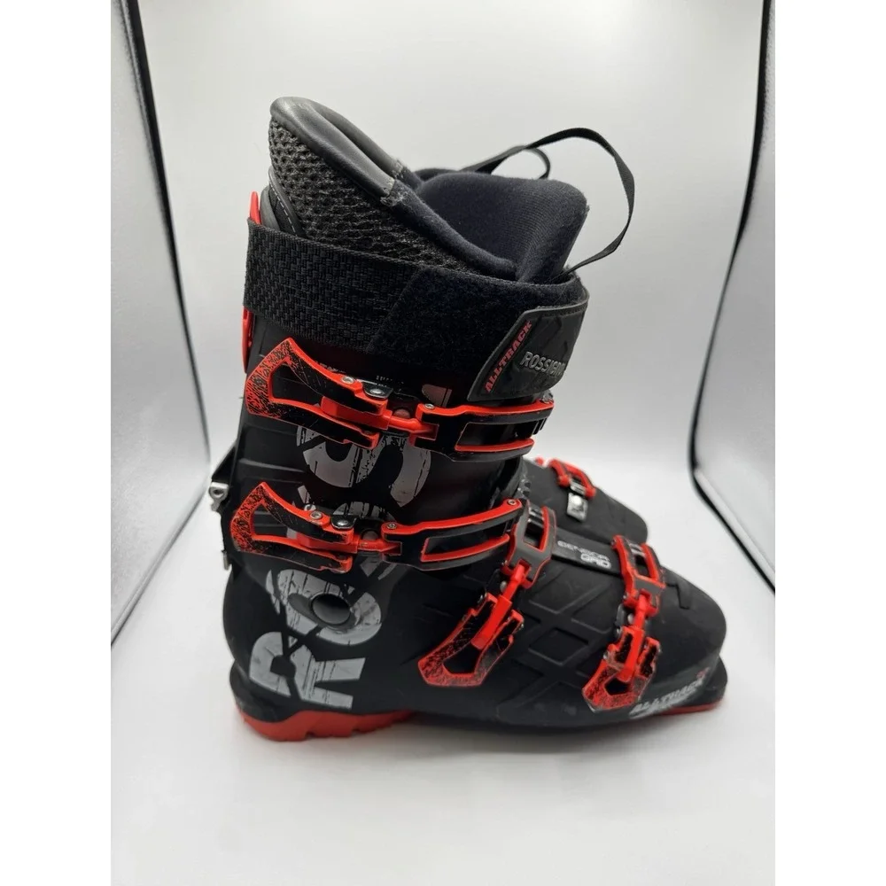 Rossignol 90 All Track Ski Boots Sensor Grip Black Red Mondo Size 27.5 Hike